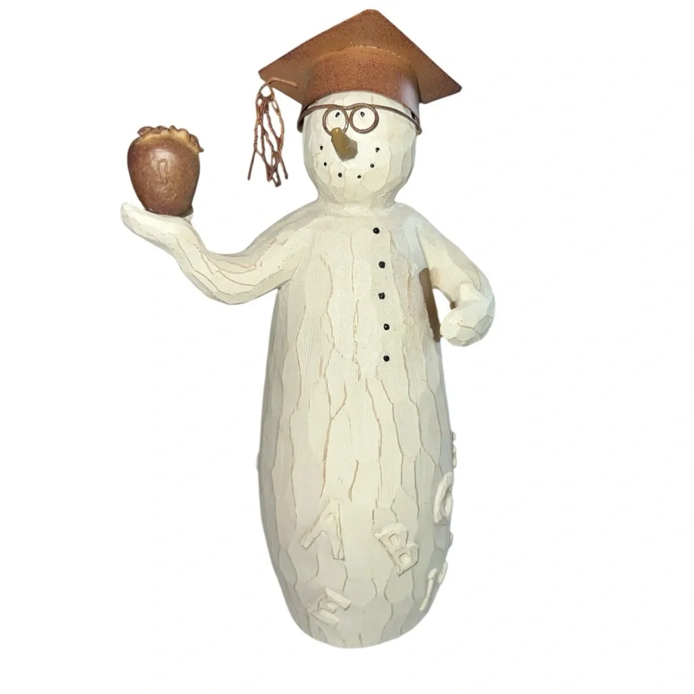 Flurryville Graduation Snowman Figurine